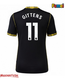 Chelsea Jamie Gittens #11 Tricou Fotbal Replică 2026-27 Femei Deplasare Chelsea Jamie Gittens #11 Tricou Fotbal Replică 2026-27 Femei Deplasare